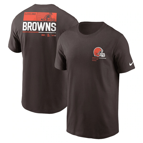 Men's Cleveland Browns Brown Team Incline T-Shirt